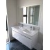 Wall Hung Vanity M Series 1200mm Double White